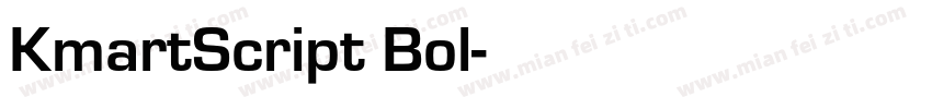 KmartScript Bol字体转换